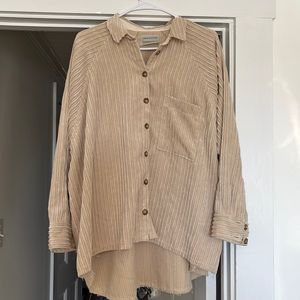 Urban Outfitters oversized courdoroy shirt